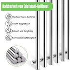 GFTIME 41,5 x 23,5cm rozsdamentes acél sütőrács Berkley 3 égős gázgrillhez, Westpoint