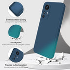 GiiYoon tok Xiaomi 12T-hez, kiváló minőségű folyékony szilikon, teljes körű védelem