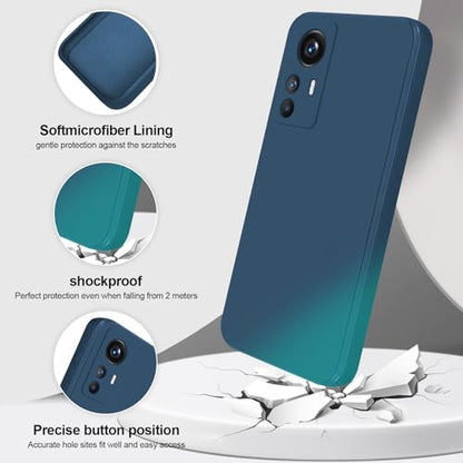 GiiYoon tok Xiaomi 12T-hez, kiváló minőségű folyékony szilikon, teljes körű védelem