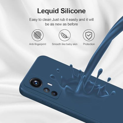 GiiYoon tok Xiaomi 12T-hez, kiváló minőségű folyékony szilikon, teljes körű védelem