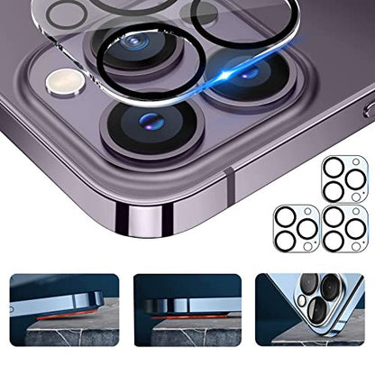 3 darabos kamera védőüveg iPhone 12 Pro-hoz 3D lencse fólia, karcálló, 9H keménység