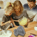 Szilikon tortaforma számok 3D számok, születésnapi, esküvői, évfordulós torta