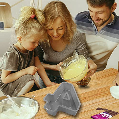 Szilikon tortaforma számok 3D számok, születésnapi, esküvői, évfordulós torta