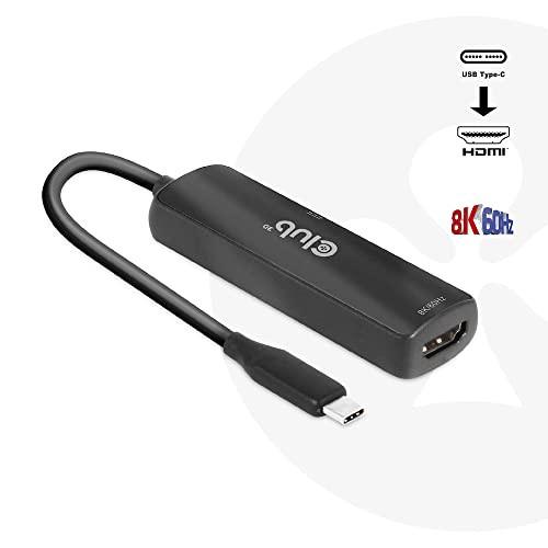 Club 3D CAC-1588 USB Gen2 Type-C HDMI adapter 8K60Hz vagy 4K120Hz, HDR10, DSC1.2