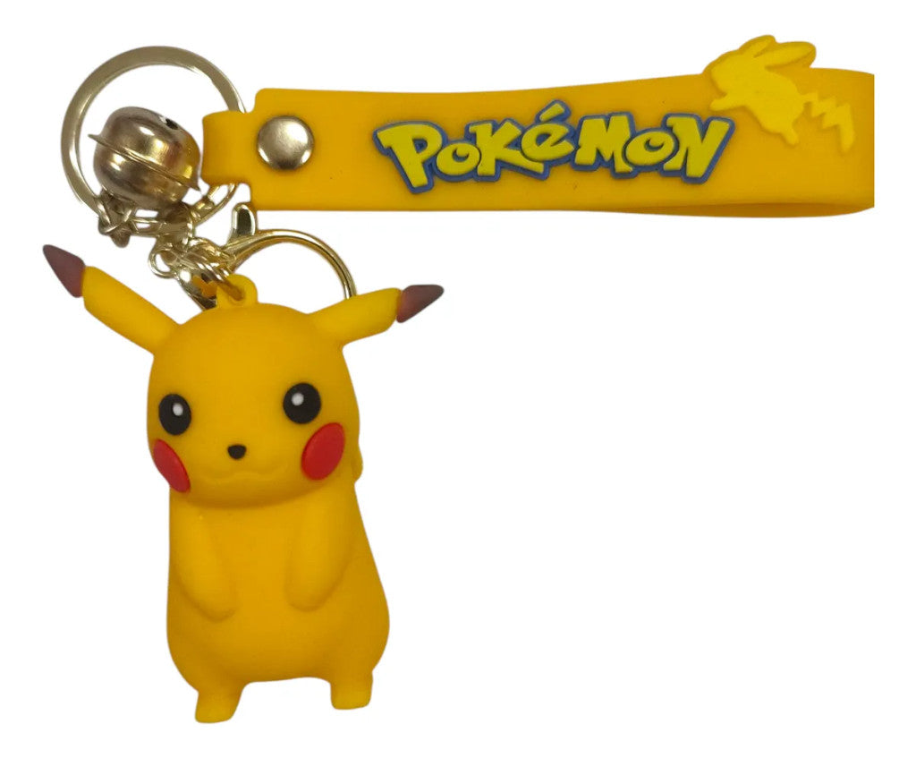 TASAHNI 2 db-os kulcstartó Pokémon, Pikachu, karabinerrel