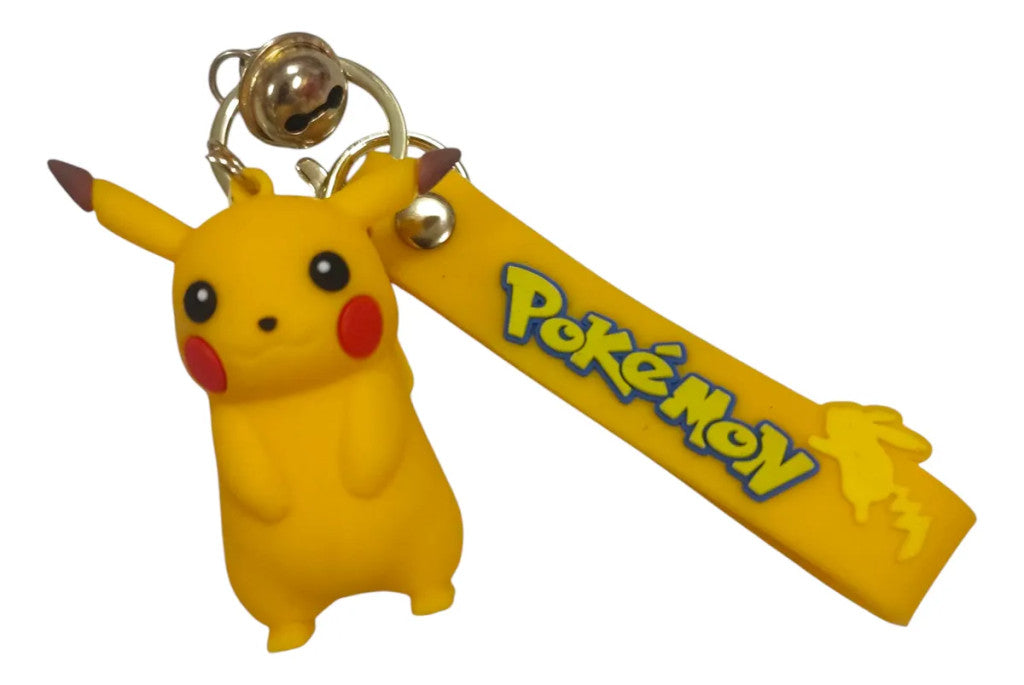 TASAHNI 2 db-os kulcstartó Pokémon, Pikachu, karabinerrel