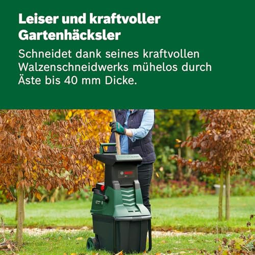 Bosch AXT 25 D kerti aprító 2500 W, fa és kemény bozót, beépített 53 L, karton