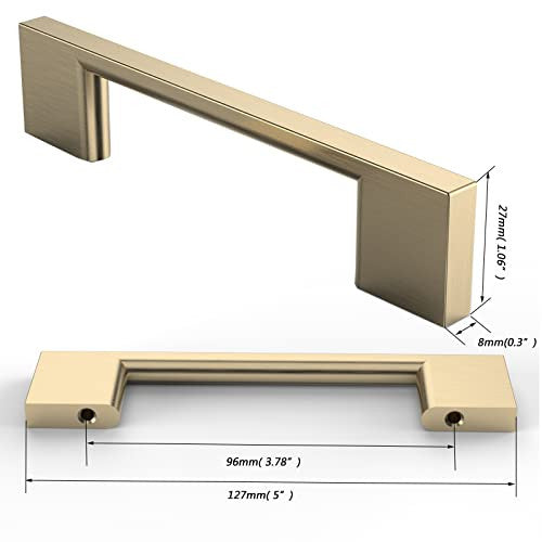 FURNIWARE 5 darabos bútorfogantyú arany, 96 mm furattáv