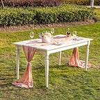 YUNSHANGHE modern chiffon asztali futó, 70x600 cm mosható asztalterítő, esküvői