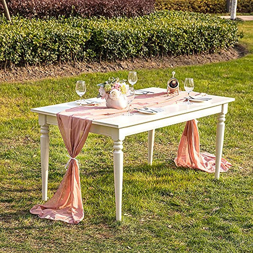 YUNSHANGHE modern chiffon asztali futó, 70x600 cm mosható asztalterítő, esküvői
