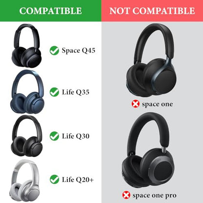 Geekria Shield fejhallgató tok Soundcore kompatibilis Space Q45, Life Q20+, Life Q35
