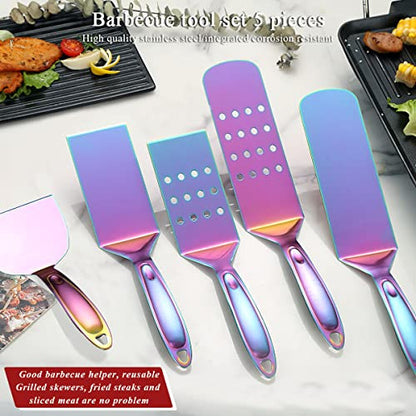 Berglander grill kiegészítő készlet 5 darabos rozsdamentes acél nyél, hőálló