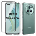 Effcotuo Honor Magic 5 Pro tok, edzett üveg kijelzővédő, ultravékony átlátszó