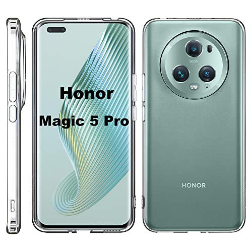 Effcotuo Honor Magic 5 Pro tok, edzett üveg kijelzővédő, ultravékony átlátszó