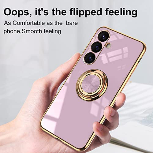 Urarssa Samsung Galaxy A54 5G tok szilikon, gyűrűs, mágneses, szürke