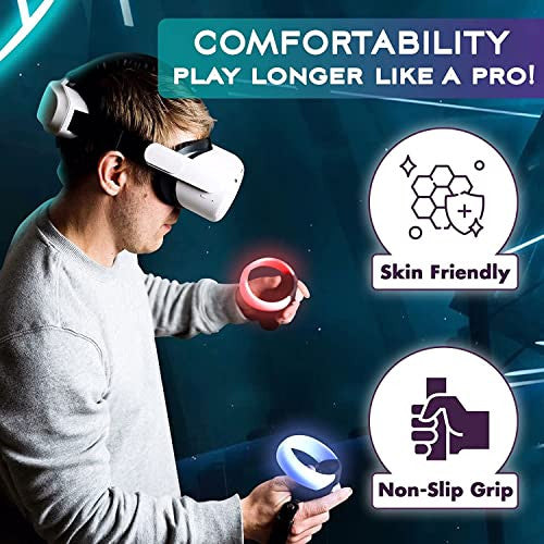 Auyuiiy kontroller markolat Meta Oculus Quest 2-hez hosszabbított markolat, egyszerű
