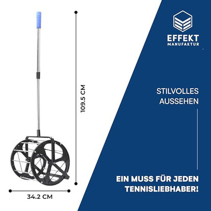 Effekt Manufaktur Teniszlabda-tartó 1 darabos, fekete kék fogantyúval