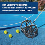 Effekt Manufaktur Tenniszlabda tartó 1 darabos, fekete kék fogantyúval