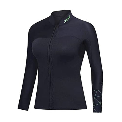 Wetsuit Top 1.5 mm/3 mm búvárruha kabát cipzárral - hosszú ujjú búvárruha férfiaknak
