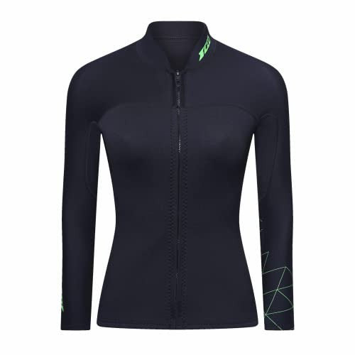 Wetsuit Top 1.5 mm/3 mm búvárruha kabát cipzárral - hosszú ujjú búvárruha férfiaknak