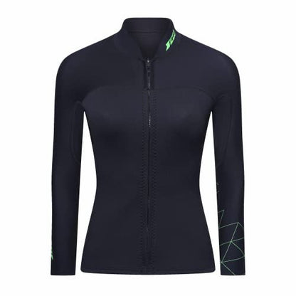 Wetsuit Top 1.5 mm/3 mm búvárruha kabát cipzárral - hosszú ujjú búvárruha férfiaknak
