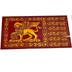 Serenissima Flag 90 x 150 cm Velencei Köztársaság Oroszlán Nyitott Könyvvel