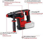 Einhell Professional TP-HD 18/26 Li BL 18v vezeték nélküli kefementes SDS Plus fúró