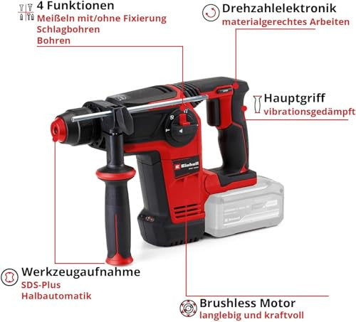 Einhell Professional TP-HD 18/26 Li BL 18v vezeték nélküli kefementes SDS Plus fúró