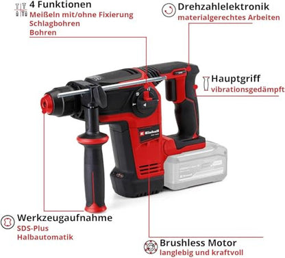 Einhell Professional TP-HD 18/26 Li BL 18v vezeték nélküli kefementes SDS Plus fúró