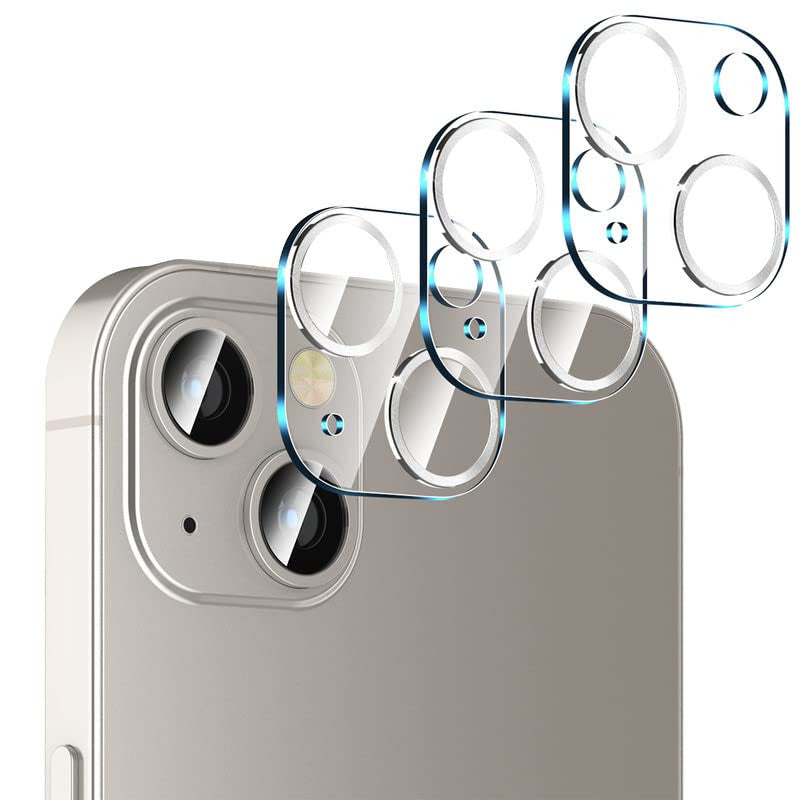 IOPYKKOA 3 darabos kamera lencsevédő iPhone 13/13 Mini-hez edzett üveg