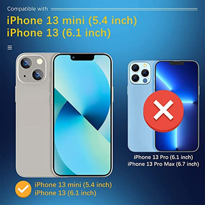 IOPYKKOA 3 darabos kamera lencsevédő iPhone 13/13 Mini-hez edzett üveg