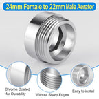 XNTONG - csapadapter, belső menet M24 külső menet M22 M24-M22