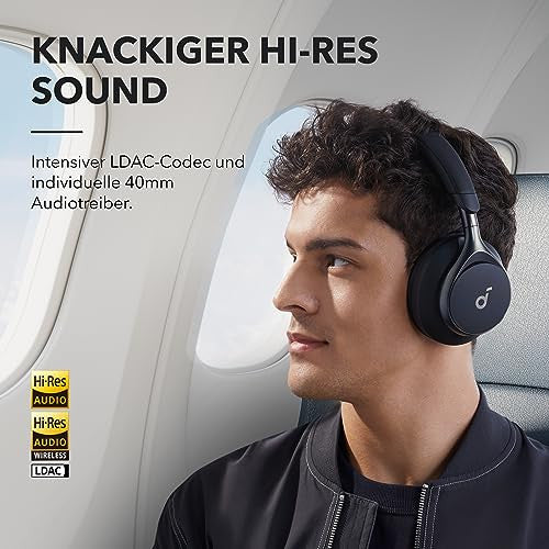 soundcore by Anker Space One vezeték nélküli fejhallgató adaptív aktív zajszűrés, 2x