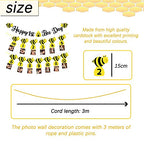 SUNSK Happy 1st Bee Day fotófüzér sárga