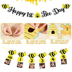 SUNSK Happy 1st Bee Day fotófüzér sárga