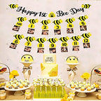 SUNSK Happy 1st Bee Day fotófüzér sárga
