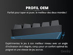 Geeky GK61 60% mechanikus gaming billentyűzet, 62 gombos, több színű