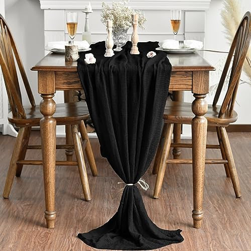 Artoid Mode Boho fekete Halloween asztali futó 300 cm