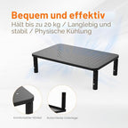 GRIFEMA GB1051, állítható monitorállvány 3 típus, max. 20 kg, fekete