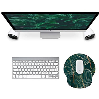 Giecy egérpad gélpárnával, ergonomikus kéztámasz trópusi növények