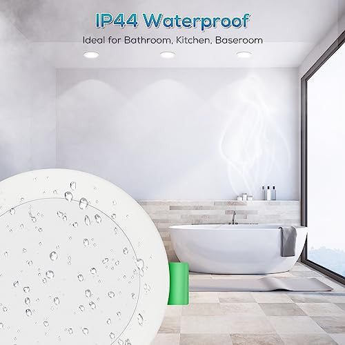ALUSSO LIGHTING LED süllyesztett lámpa, 230 V, 7 W, dimmelhető, 68 mm, IP44