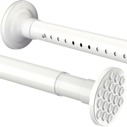 Shower Curtain Rail állítható függönyrúd fúrás nélkül teleszkópos rúd rozsdamentes