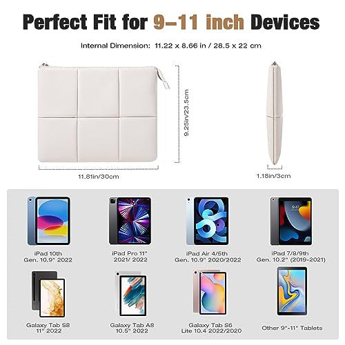 MoKo 9-11 hüvelykes tablet tok fehér