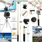 Gurmoir kiegészítő készlet vízálló házzal GoPro Hero 12/11/10/9 fekete