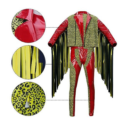 LIKUNGOU Wrestler King jelmez leopárdmintás