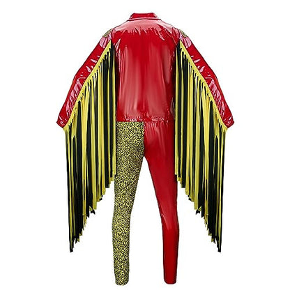 LIKUNGOU Wrestler King jelmez, leopárdmintás, L-es méret