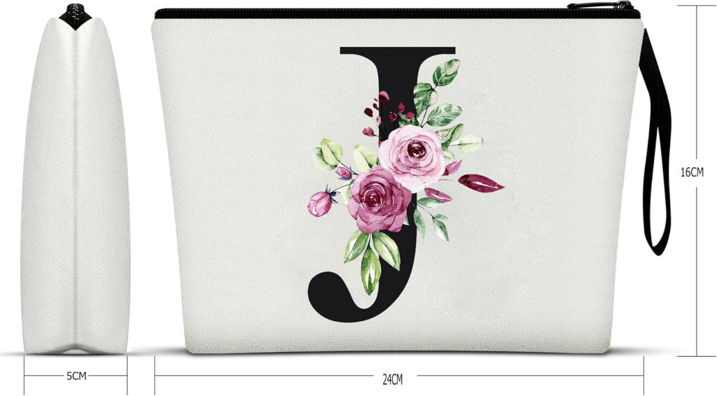 Makeup Bag női sminktáska J betű