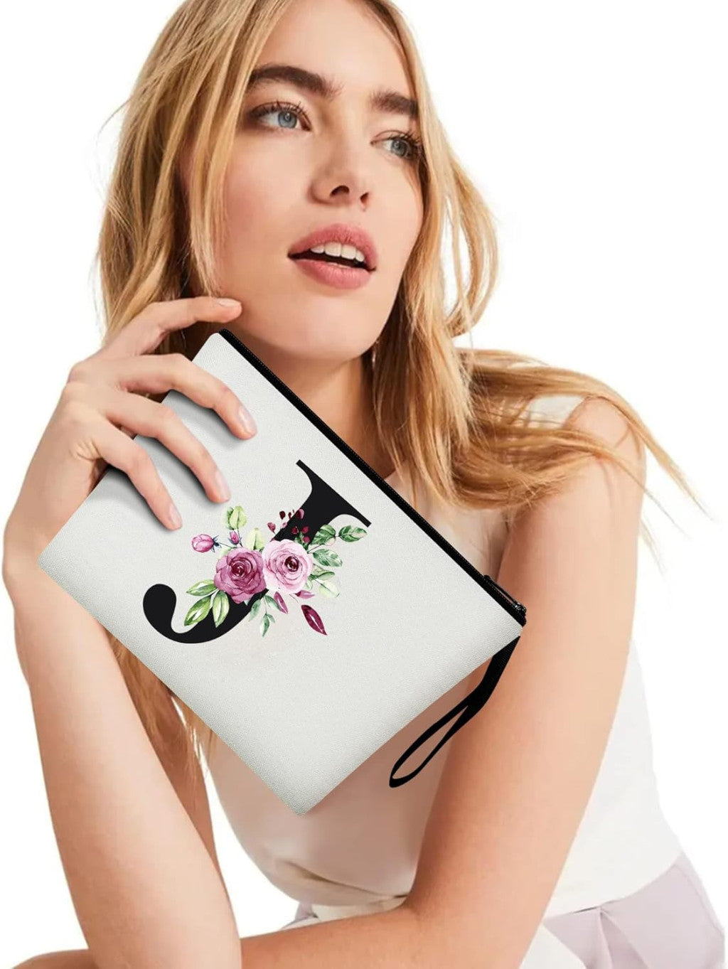 Makeup Bag női sminktáska J betű