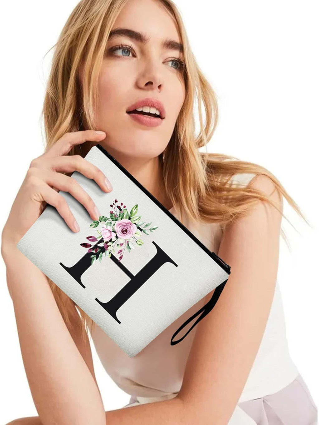 Makeup Bag női sminktáska H betű