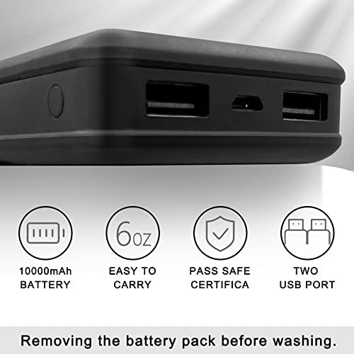 Loowoko női fűthető mellény akkumulátorral téli, USB töltés, 3 hőmérsékletfokozat